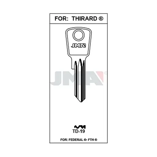 [TD-19] Clé plate acier TD-19