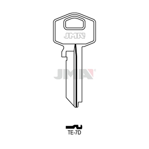 [TE-7D] Clé plate acier TE-7D