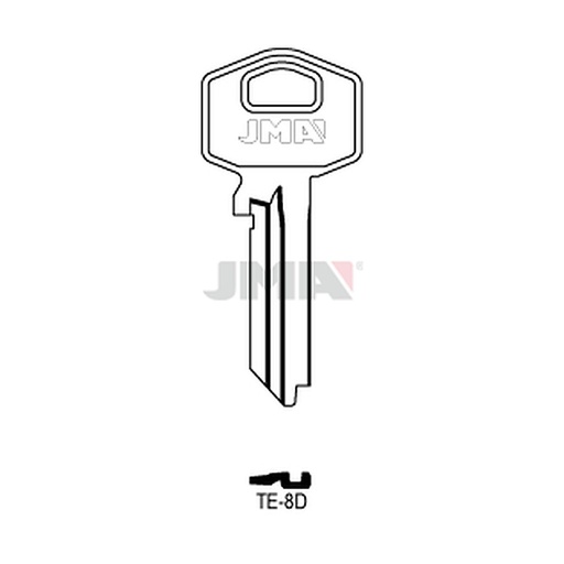 [TE-8D] Clé plate acier TE-8D