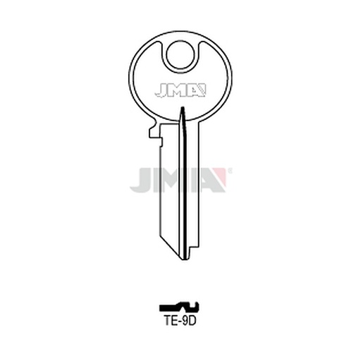 [TE-9D] Clé plate acier TE-9D