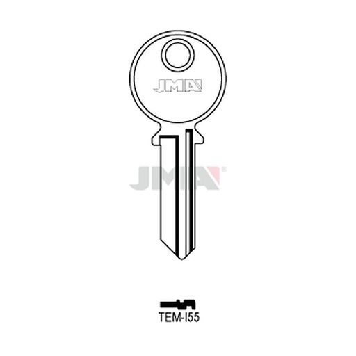 [TEM-I55] Clé plate acier TEM-I55