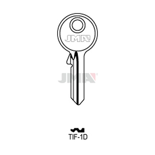 [TIF-1D] Clé plate acier TIF-1D