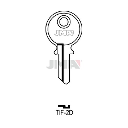 [TIF-2D] Clé plate acier TIF-2D