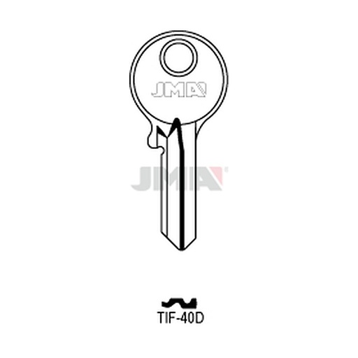 [TIF-40D] Clé plate acier TIF-40D