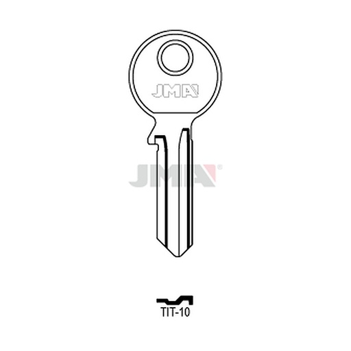 [TIT-10] Clé plate acier TIT-10