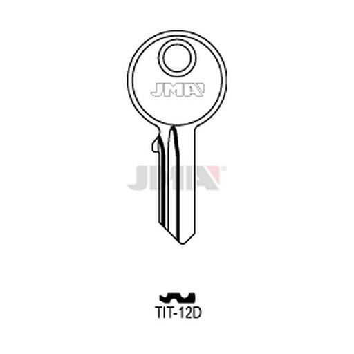 [TIT-12D] Clé plate acier TIT-12D