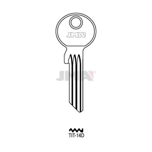 [TIT-14D] Clé plate acier neutre TX138 TIT-14D