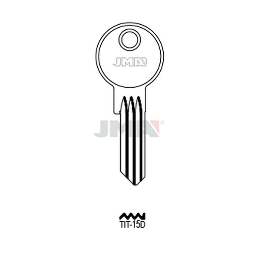 [TIT-15D] Clé plate ps acier TIT-15D