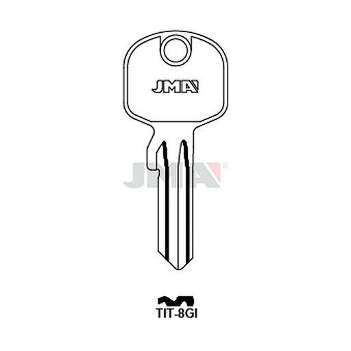 [TIT-8GI] Clé plate acier TIT-8GI