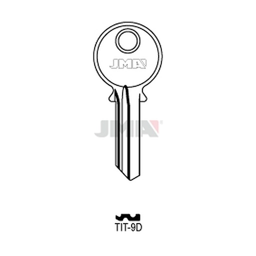 [TIT-9D] Clé plate acier TIT-9D