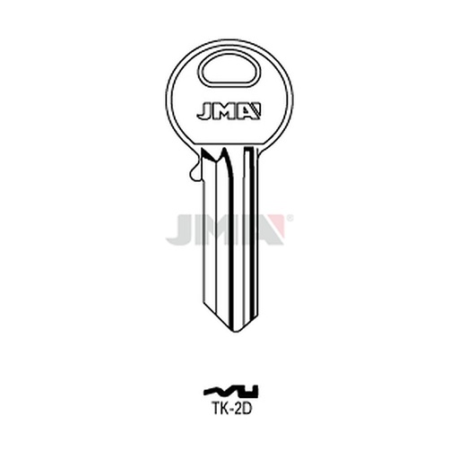 [TK-2D] Clé plate acier TK-2D