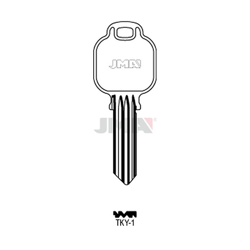 [TKY-1] Clé plate ps acier TKY-1
