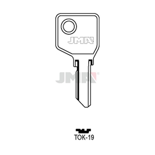 [TOK-19] Clé plate acier TOK-19