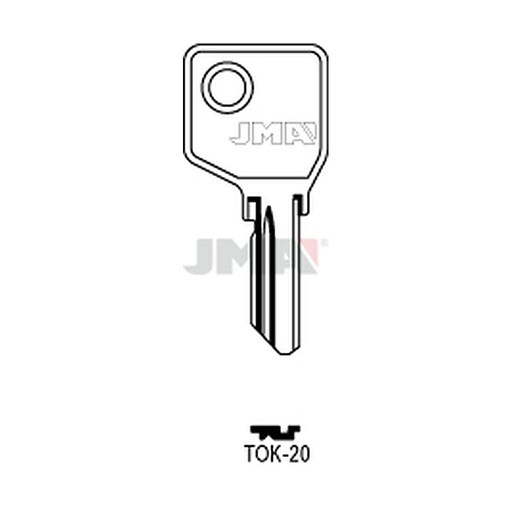 [TOK-20] Clé plate acier TOK-20