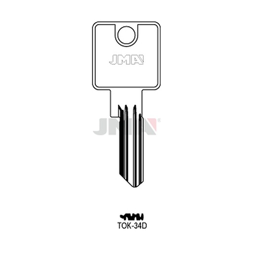 [TOK-34D] Clé plate ps acier TOK-34D