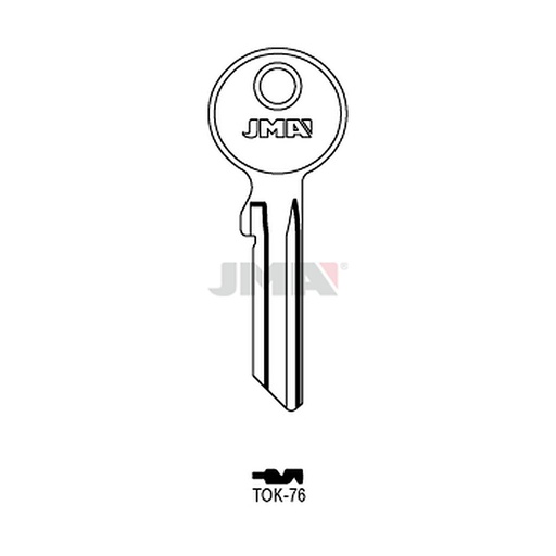 [TOK-76] Clé plate ps laiton TOK-76