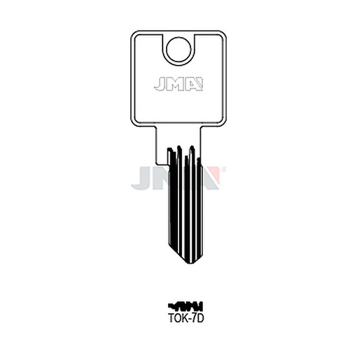 [TOK-7D] Clé plate ps acier TOK-7D