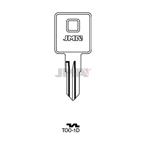 [TOO-1D] Clé plate ps laiton TOO-1D