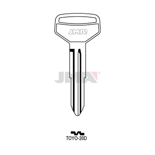[TOYO-20D] Clé plate acier TOYO-20D