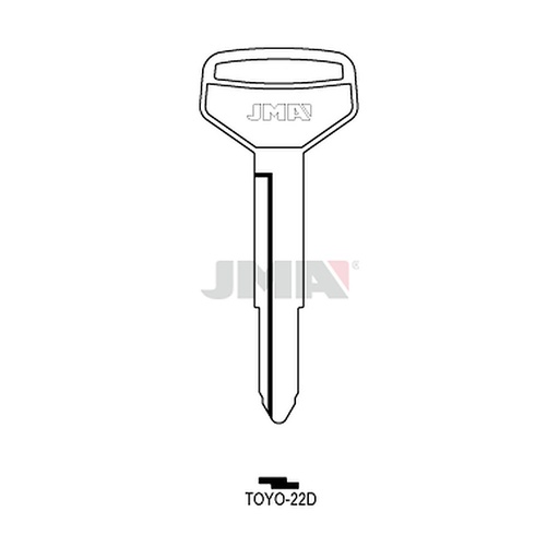 [TOYO-22D] Clé plate acier TOYO-22D