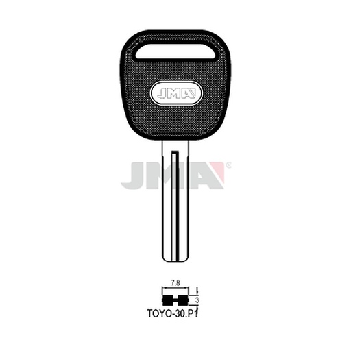 [TOYO-30P1] Clé spéciale tête plastique TOYO-30P1