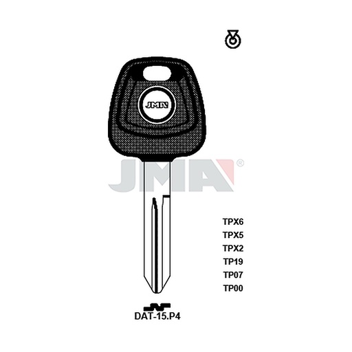 [TP00DAT-15P4] Clé t.p sans transponder TP00DAT-15P4