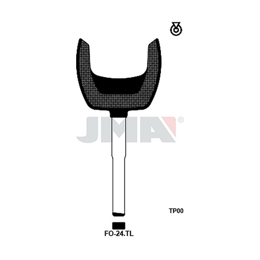 [TP00FO-24TL] Clé t.p sans transponder TP00FO-24TL
