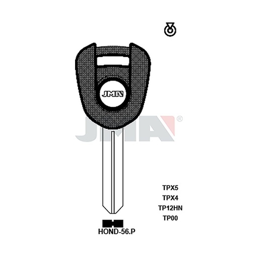 [TP00HOND-56P] Clé t.p sans transpondeur TP00HOND-56P