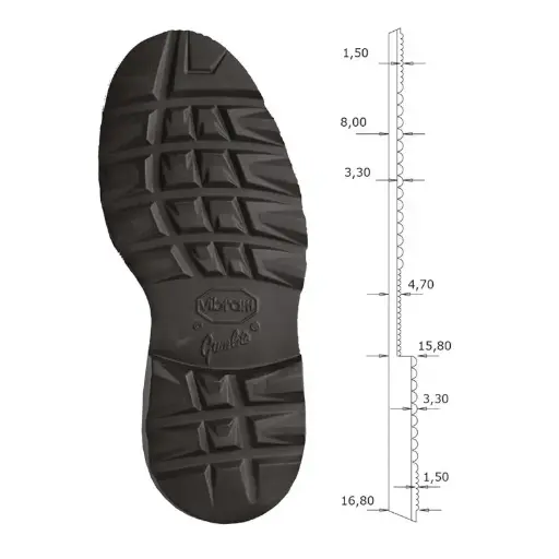  Semelles Odessa 2640 Vibram