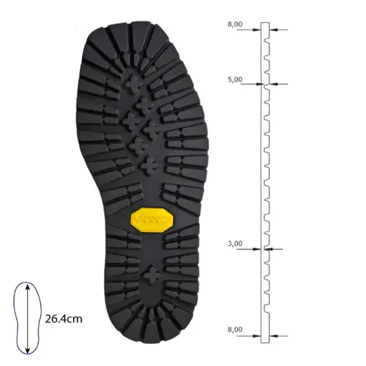 Semelles Jankuat 1220 Vibram