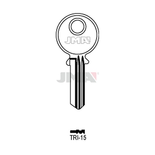 [TRI-15] Clé plate acier TRI-15