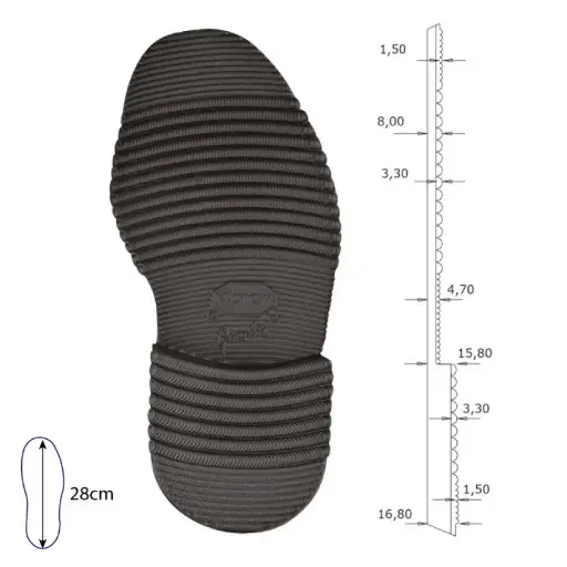 Semelles Liverpool 2600 Vibram
