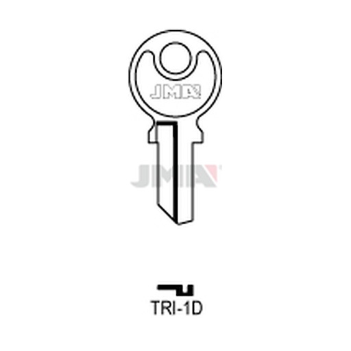[TRI-1D] Clé plate acier TRI-1D