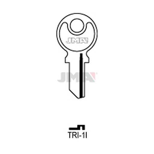 [TRI-1I] Clé plate acier TRI-1I