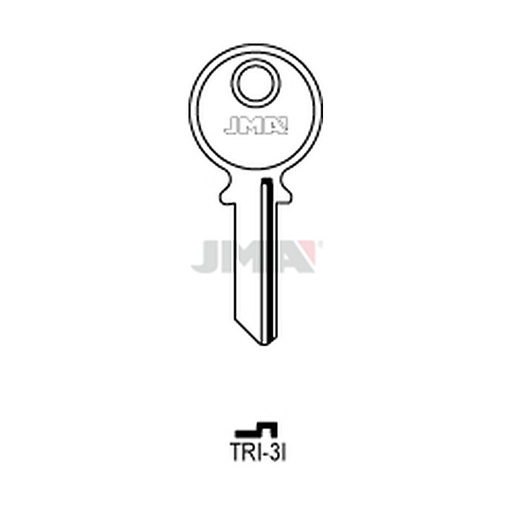 [TRI-3I] Clé plate acier TRI-3I