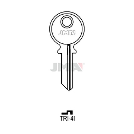[TRI-4I] Clé plate acier TRI-4I