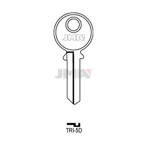 [TRI-5D] Clé plate acier TRI-5D