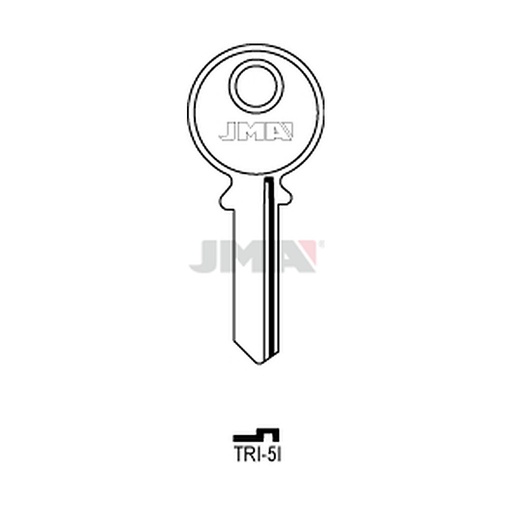[TRI-5I] Clé plate acier TRI-5I