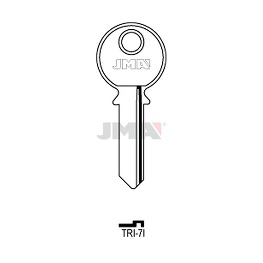 [TRI-7I] Clé plate acier TRI-7I