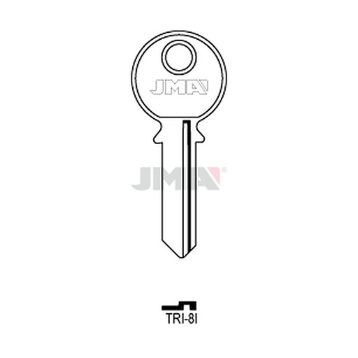 [TRI-8I] Clé plate acier TRI-8I