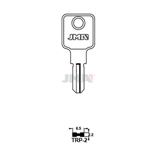 [TRP-2] Clé plate laiton TRP-2
