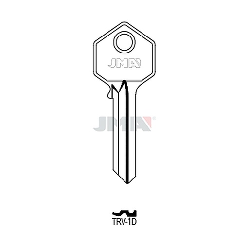 [TRV-1D] Clé plate acier TRV-1D