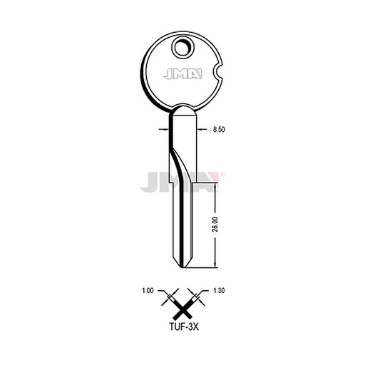 [TUF-3X] Clé cruciforme TUF-3X