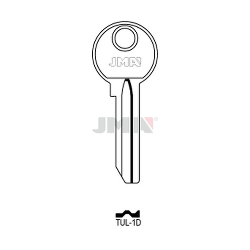 [TUL-1D] Clé plate acier TUL-1D