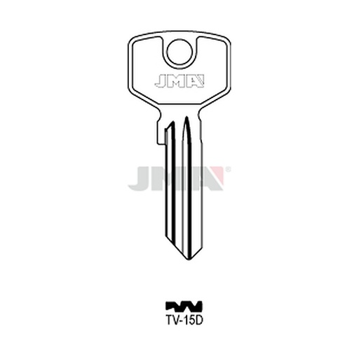 [TV-15D] Clé plate acier TV-15D