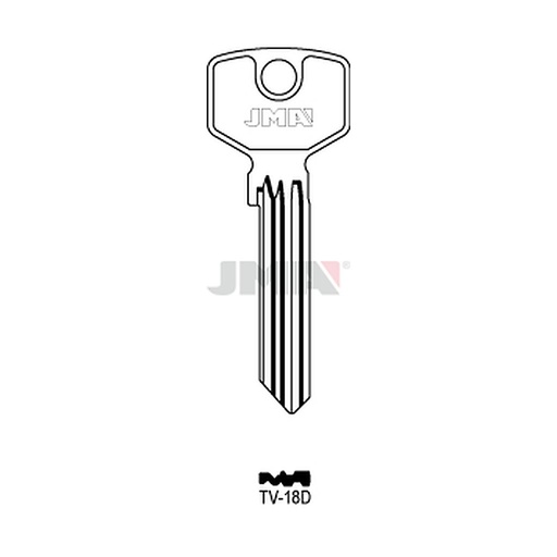 [TV-18D] Clé plate ps laiton TV-18D