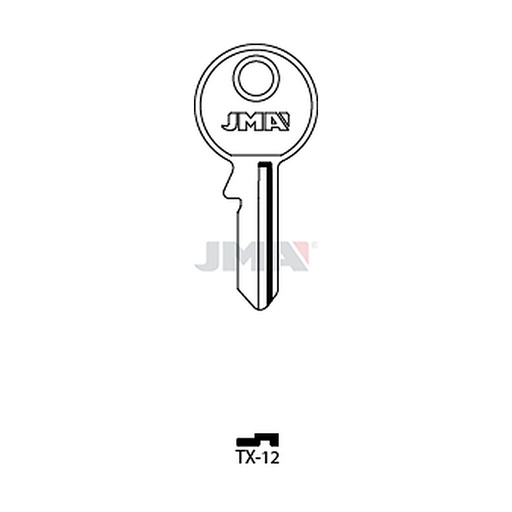 [TX-12] Clé plate acier TX-12