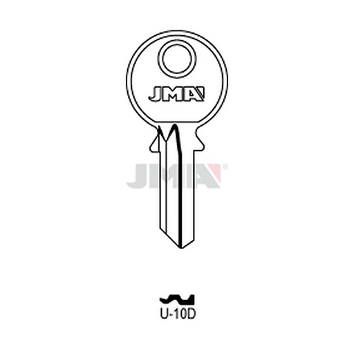 [U-10D] Clé plate acier U-10D