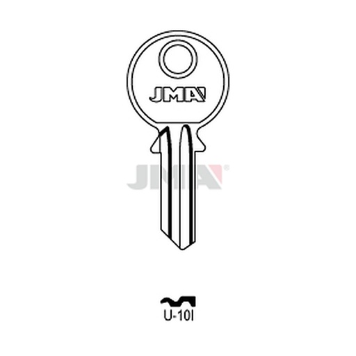 [U-10I] Clé plate acier U-10I