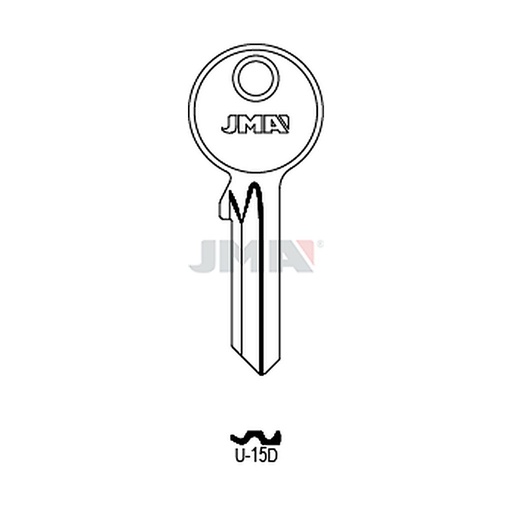 [U-15D] Clé plate acier U-15D